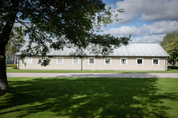 ABFs studiehem i Tierp, baksidan