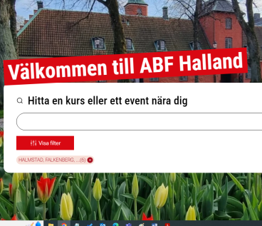 ABF Hallands Nya hemsida