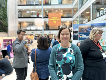 Frida Trollmyr på Forum Jämställdhet, 6 februari 2025 i Lund.