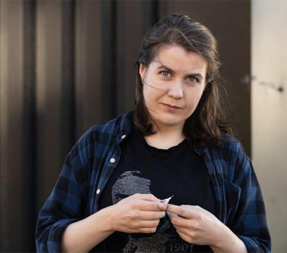 Närbild på Ester Magnusson