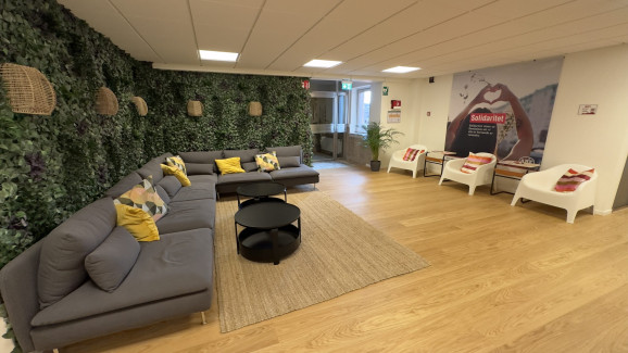 Loungen i verksamhetsdelen