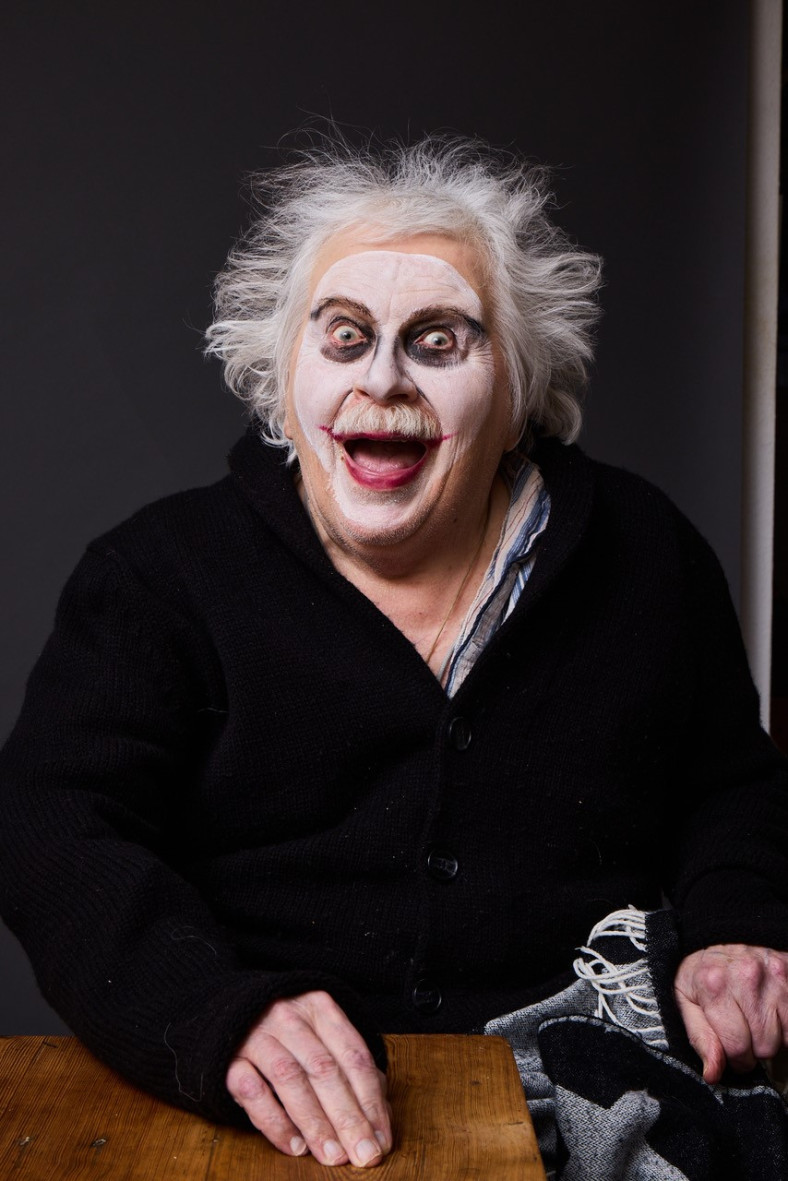 Staffan Westerberg i teatersminkning