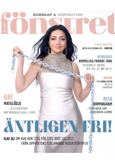 Fönstret nr 2 omslagssida med Elaf Ali på framsidan