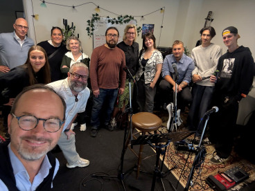 ABFs förbundsordförande, Tomas Eneroth, besökte Helsingborg och ABFs musikhus Musikfabriken