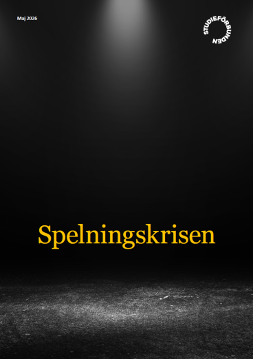 Framsidan på rapporten Spelningskrisen från Studieförbunde